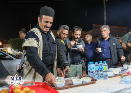 برپایی ایستگاه صلواتی همزمان با ایام فاطمیه توسط شرکت صنایع پتروشیمی مسجدسلیمان