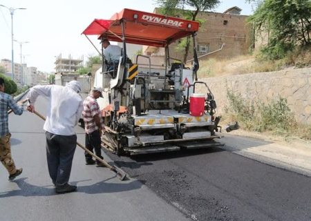 آغاز اجرای عملیات روكش آسفالت خیابان هشت بنگله شهر مسجدسلیمان به همت شركت بهره برداری نفت و گاز مسجدسلیمان