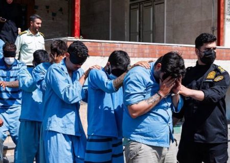 برخورد محکم و قاطع پلیس با اراذل و اوباش در خوزستان
